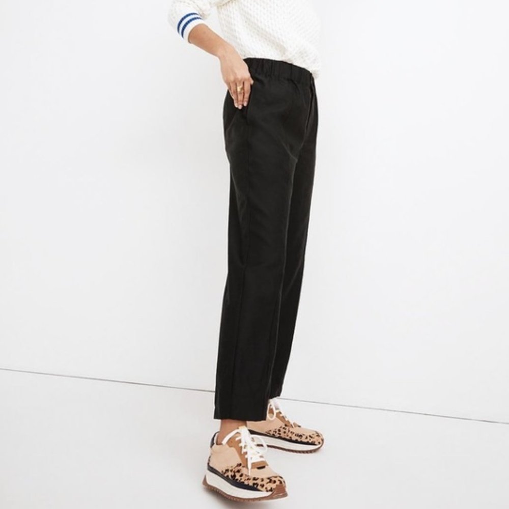 MADEWELL Tapered Huston Pull-On Crop Pants High Rise Size Medium